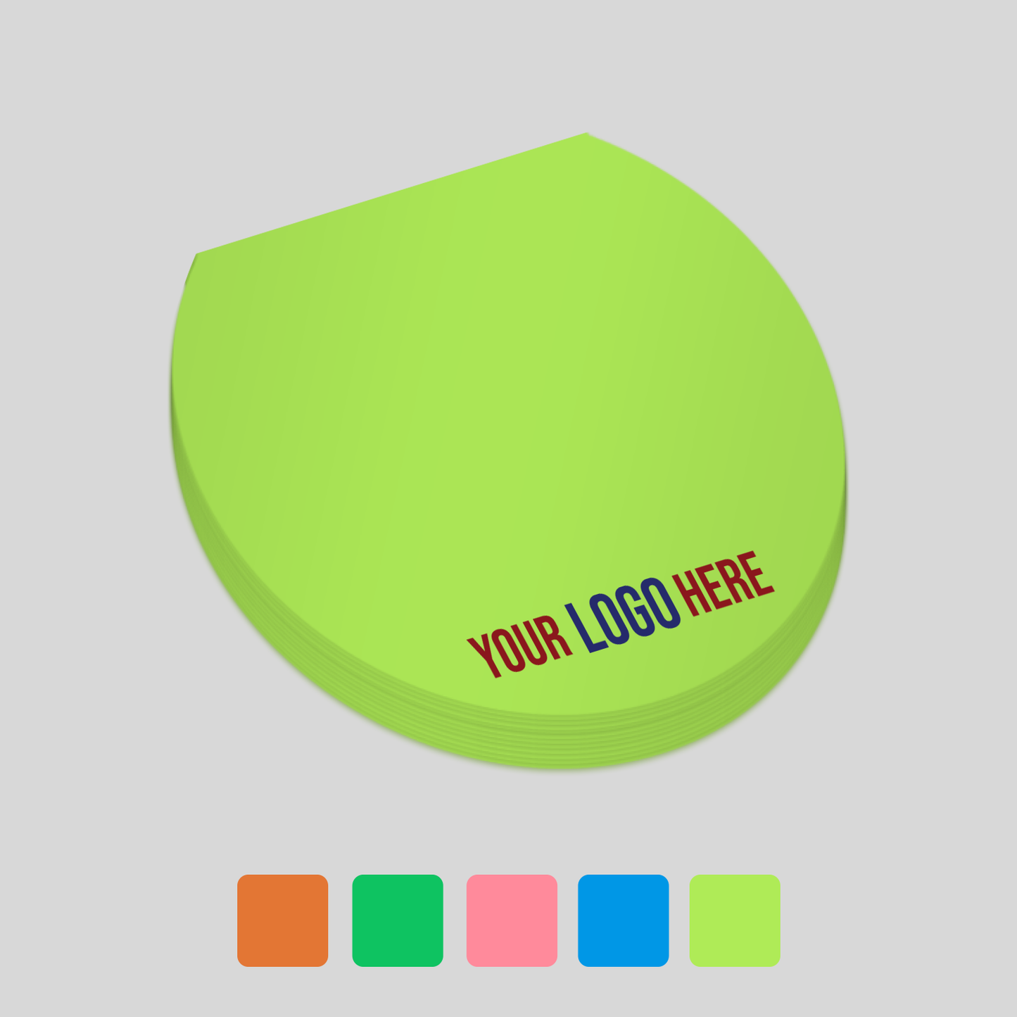 Semi Circle Sticky Notes