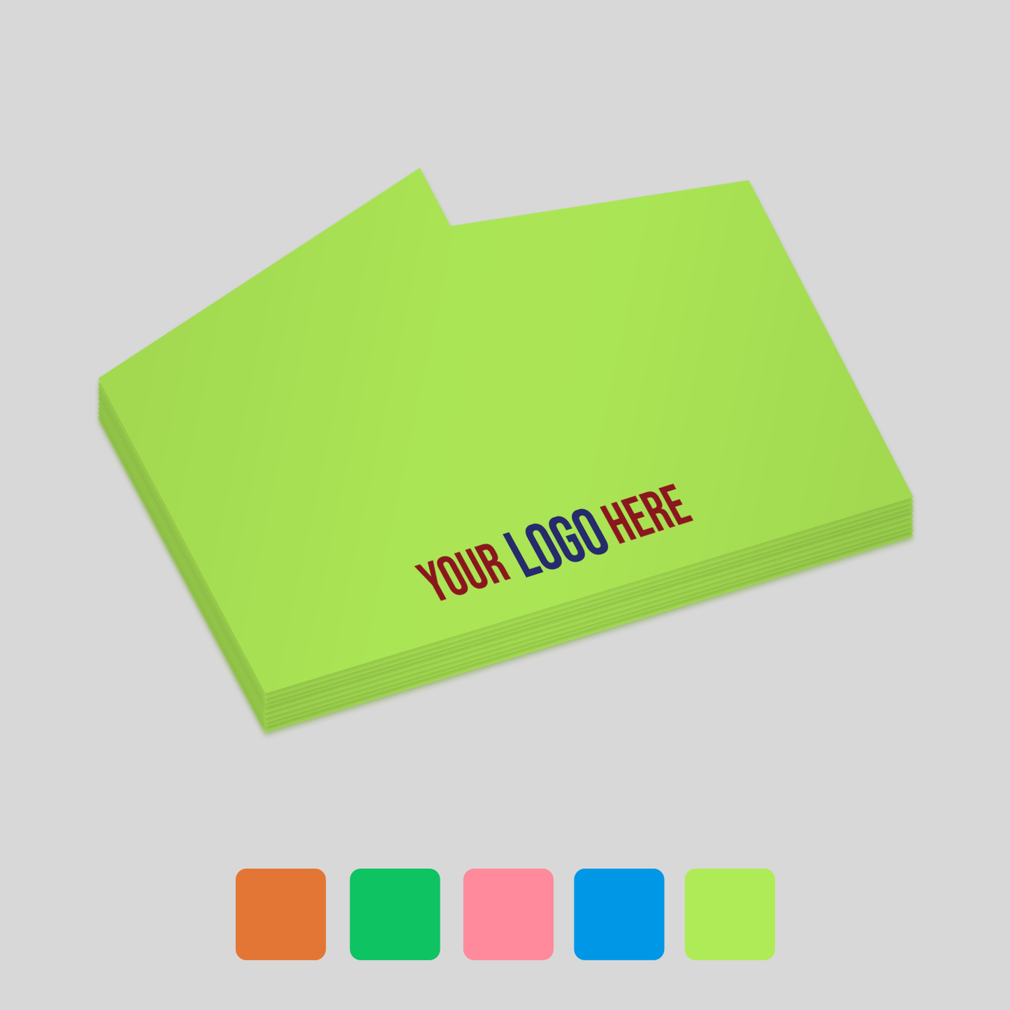 Shed promotional sticky notes