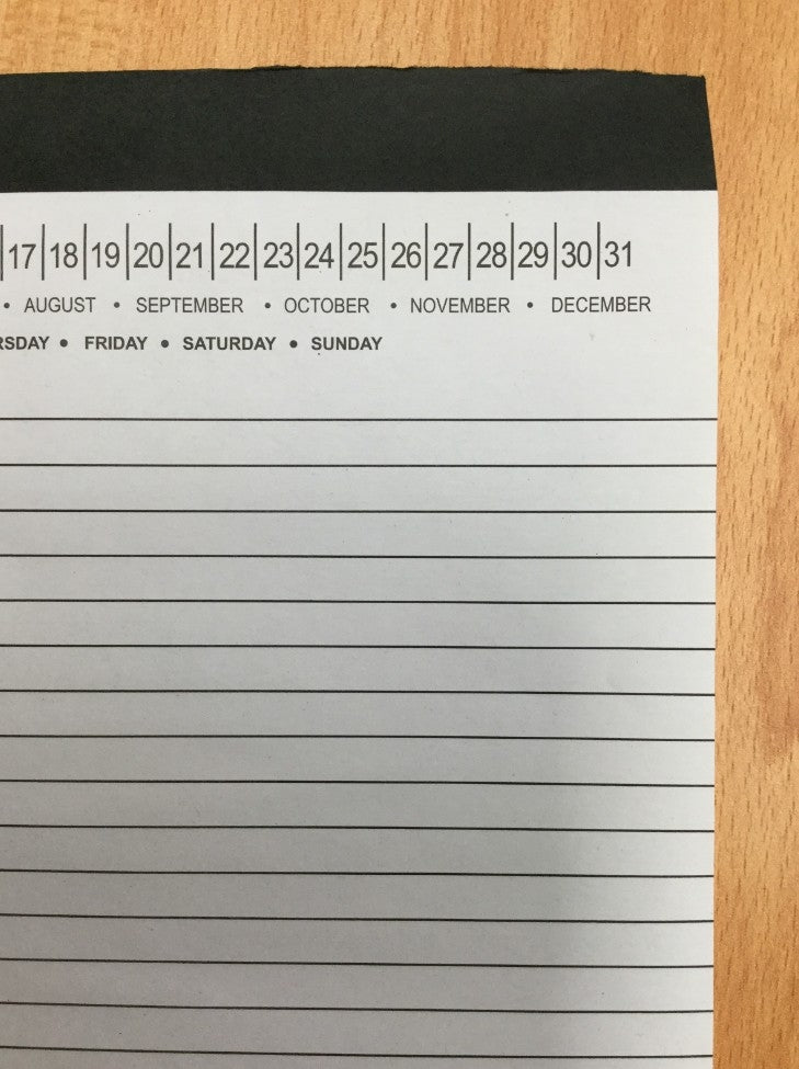 A3 Notepads with a 1 colour print