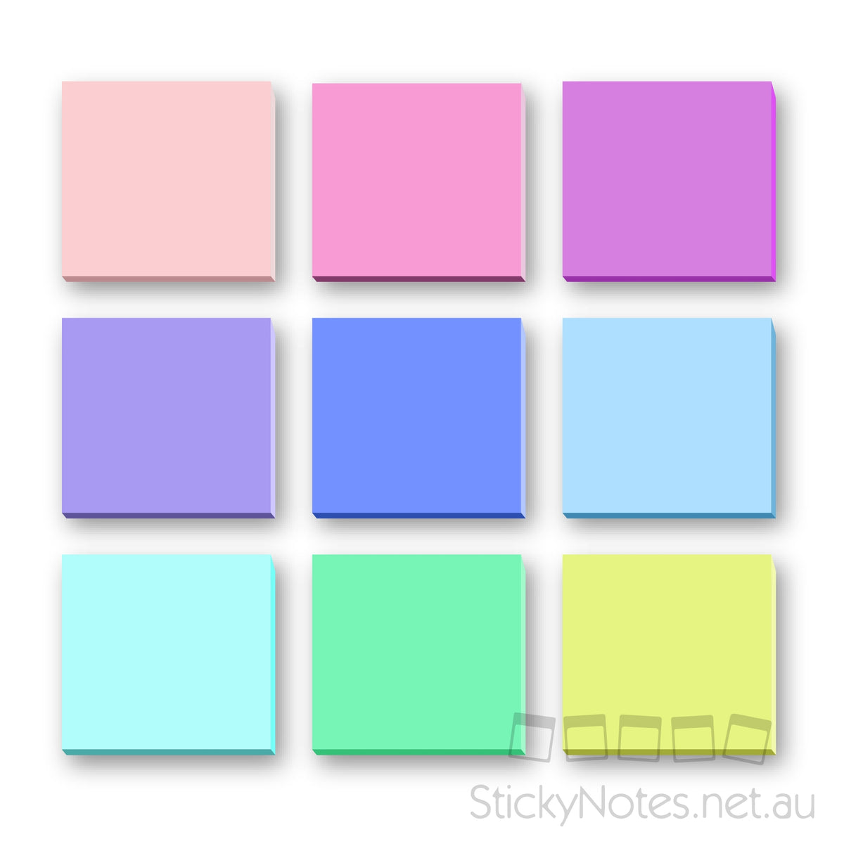 75 x 70mm Colour Sticky Notes