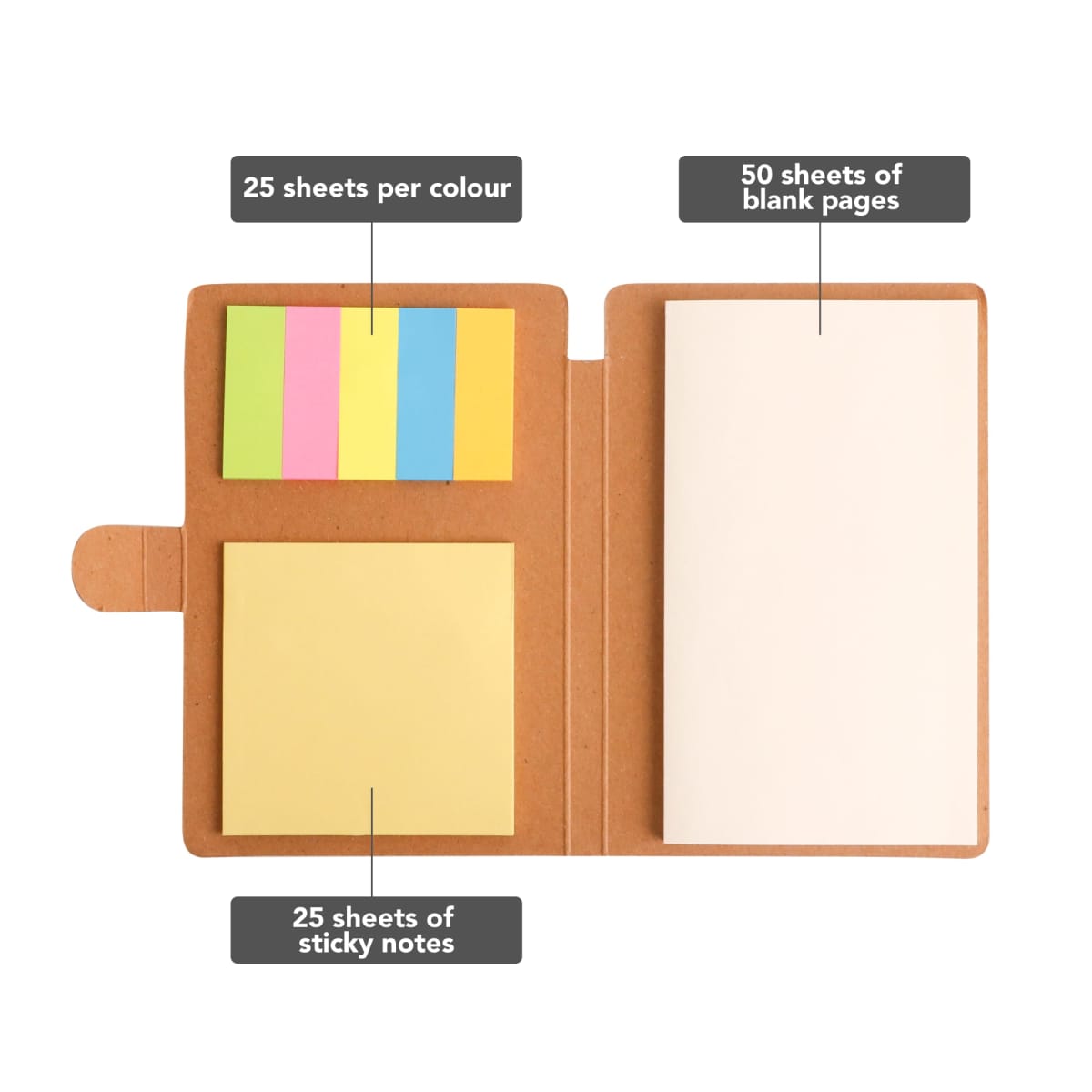 3-In-1 Notepad with Ballpoint Pen
