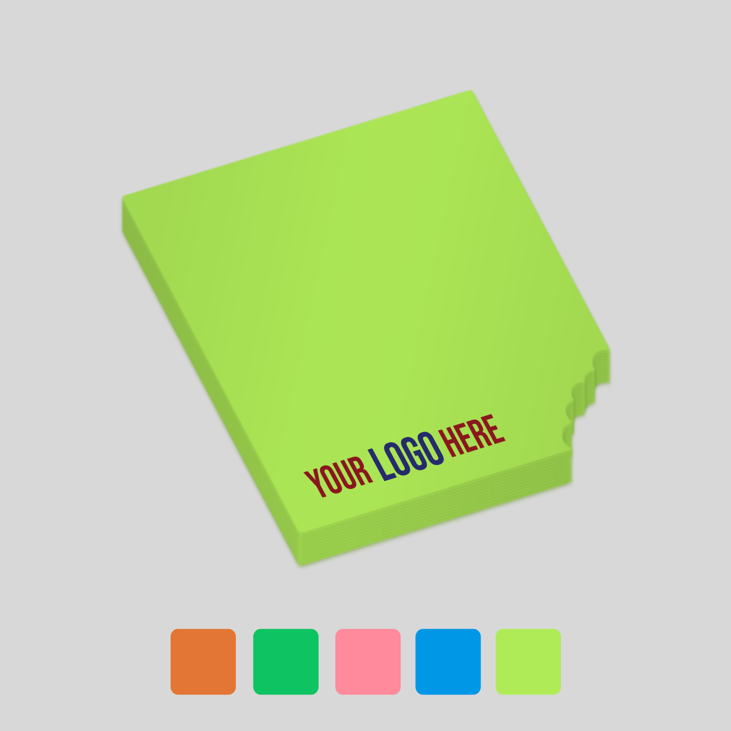 Sticky Note Logo Sticky Notes | Conquest Graphics
