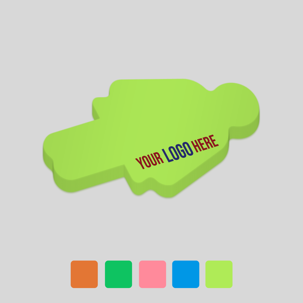 Promotional Sticky Notes in Person Shape | Printed in Australia ...