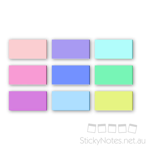 75 x 150 mm Colour Sticky Notes – stickynotes.net.au