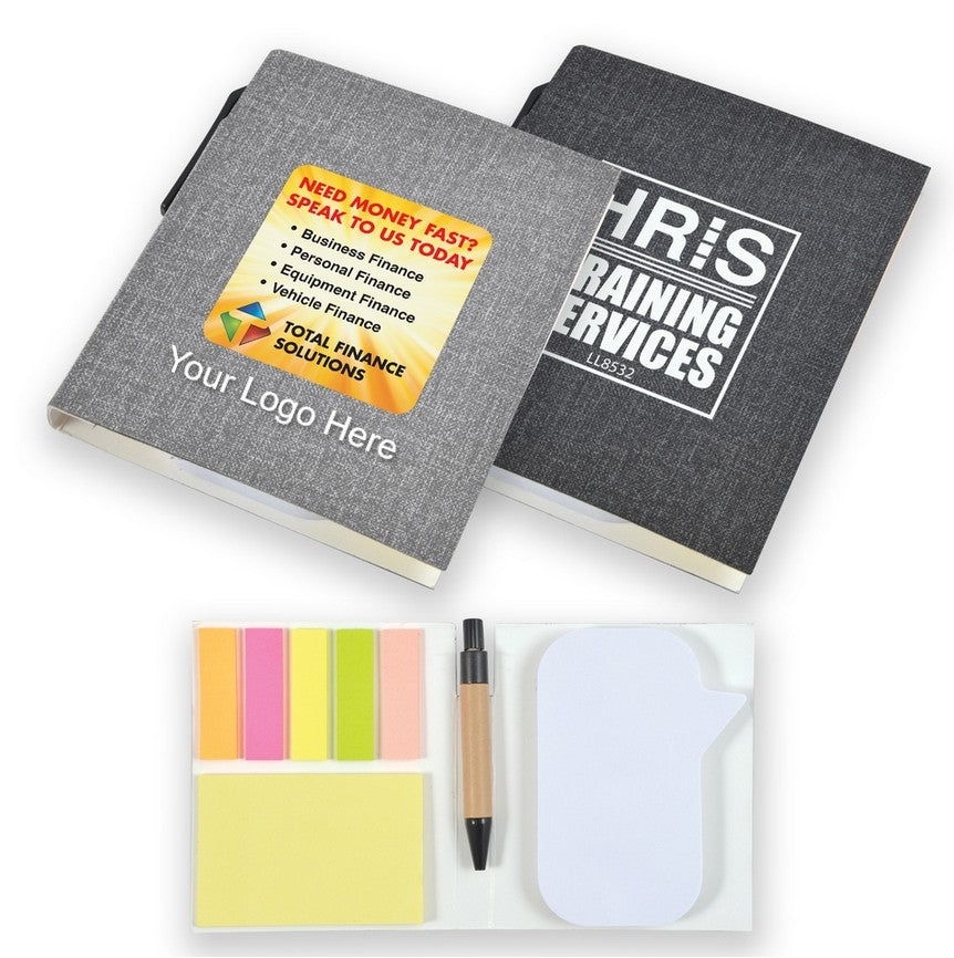 Notebooks And Sticky Notes Custom printed Sticky Notes, Promotional Post it packs in bulk ...