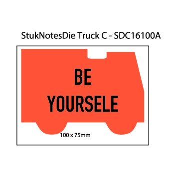 Truck shaped, promotional sticky post it notes printed, Australia ...
